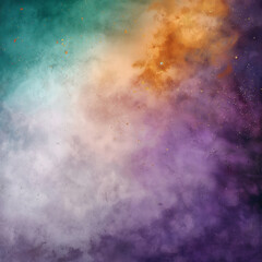 Obraz premium A colorful background with a purple and green swirl