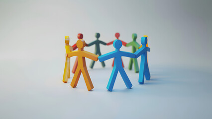 realistic high-resolution photo of teamwork, with detailed background