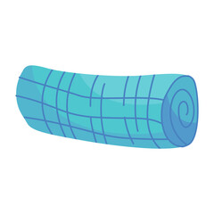 simple illustration of bathroom accessories elements