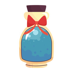 magic magic bottle Color vector illustration