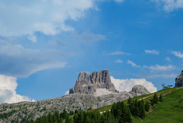 Mountain landscape in the Italian Dolomites