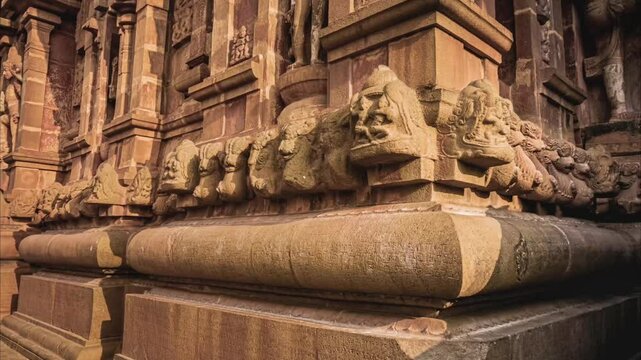 Cinematic Video - Tanjore Big Temple or Brihadeshwara Temple was built by King Raja Raja Cholan, Tamil Nadu. It is the very oldest & tallest temple in India. This is UNESCO's Heritage Site.