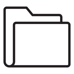 Folder line icon.