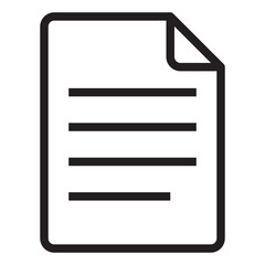 Files line icon.