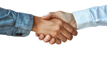 handshake on a transparent background