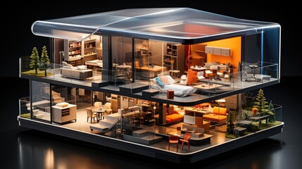 collage of images in a factory