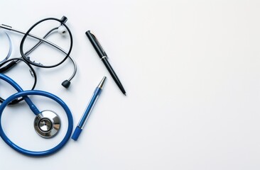 Medical Supplies on White Background