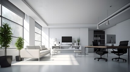 Modern Office with Minimalist Design