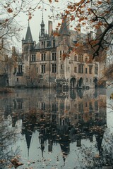 Obraz premium Lake Castle