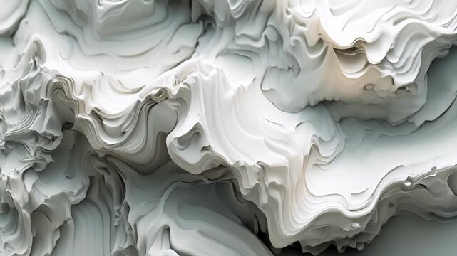 A tightly zoomedin image of a marble tile displays a stunning and intricate pattern of delicate lines and curves in shades of white and grey resembling a piece of modern art.