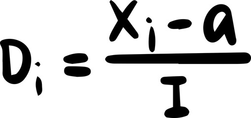 Statistics Mathematics Formulas Handwritten