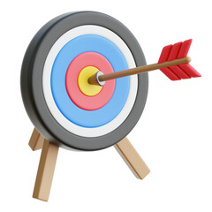 Archery 3d Illustration