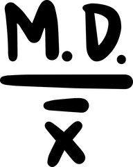 Statistics Mathematics Formulas Handwritten