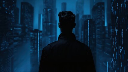 A lead time ad featuring an ultramodern, supernatural scene, with copy space for customized content