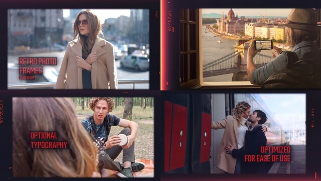 Retro Frames Reel Slideshow