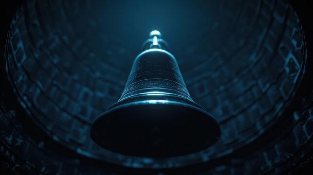 A silverbell advertisement showcasing an ultramodern, supernatural scene, with copy space for your details