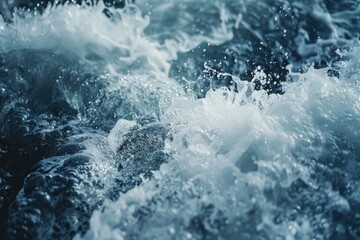 Obraz premium Ocean Wave Close Up