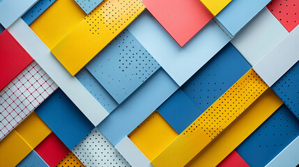 Modern Abstract Geometric Pattern Background with Copy Space for Text