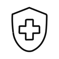 dermatologically tested icon linear graphics set vector