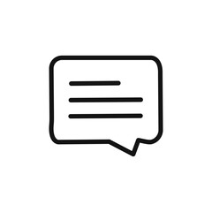 Msg free icon linear graphics set vector