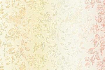 Seamless pattern with flowers and leaves creating delicate and romantic atmosphere for wedding invitations, greeting cards, textile and more