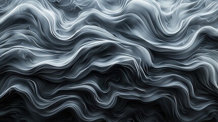 Fototapeta premium An abstract, chaotic storm of black and grey clouds symbolizing worry and sin
