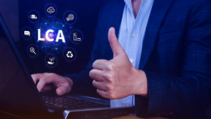 LCA, Life cycle assessment concept, ISO LCA standard aims to limit climate change, Methodology for assessing environmental impacts associated on value chain product.