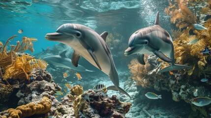 fish in the aquarium