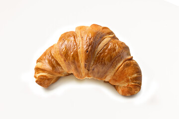 Croissant isolated on white background