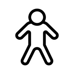 Man cookie icon design in filled and outlined style