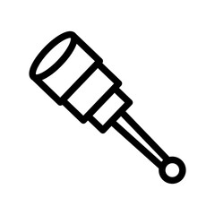 binoculars icon design in filled and outlined style