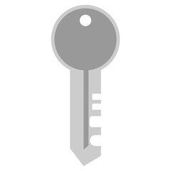 key isolated on white