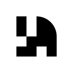 Obraz premium Abstract logo. Icon design. Template elements. Geometric abstract logos