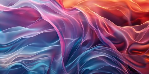 Obraz premium Abstract Pink and Red Smoke Background created by ai