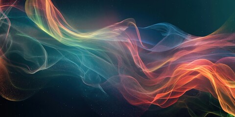 Obraz premium Abstract Pink and Red Smoke Background created by ai