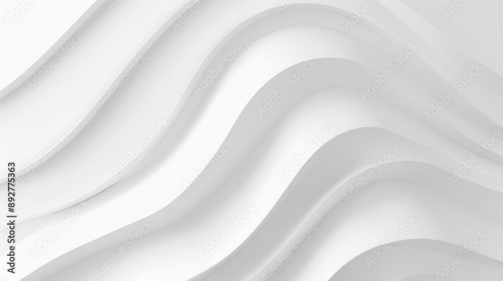 Poster abstract white background featuring minimal geometric light patterns