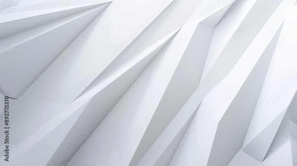 Poster abstract white background featuring minimal geometric light patterns