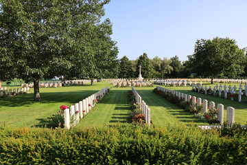 Cimetière militaire, nécropole nationale, ville de Choloy-Ménillot, département de la Meurthe...