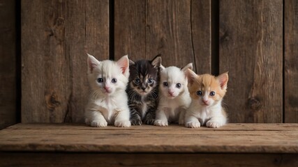 Glückliche Tierkinder auf Entdeckungsreise