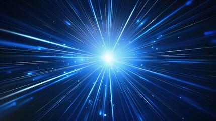 Fototapeta premium Vibrant Cosmic Light Rays created by ai