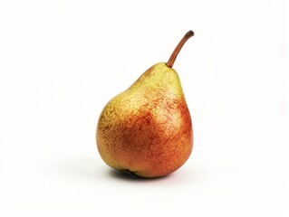 Juicy Pear Perfection: A Stunning, Isolated Image on a White Background