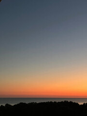 sunset ocean beach