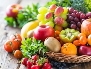 Naklejka na ściany i meble Gout-Friendly Foods: Nourishing Your Kidneys and Fighting Inflammation - ar 4:3