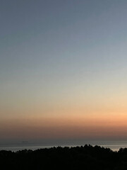 sunset ocean beach