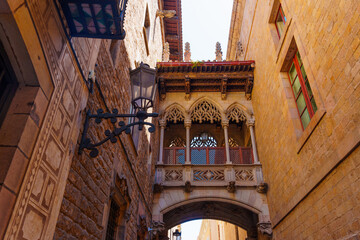 Beautiful Gothic Architecture In Barcelona's Streets