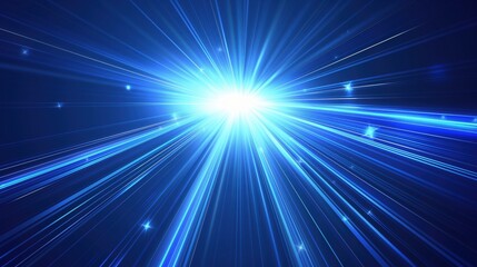 Fototapeta premium Vibrant Cosmic Light Rays created by ai