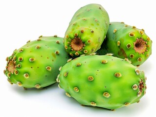 Vibrant Cactus Fruit Isolated on a 4:3 Background
