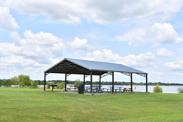 Shelter House Pavilion in a Park