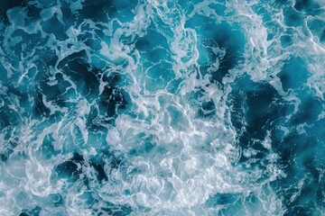 Fototapeta premium Blue Ocean Wave vacation travel background