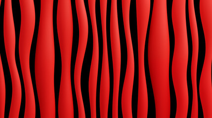 Black Lines Bars on Red Background, Abstract Goemetric Image, Texture, Pattern Background, Wallpaper, Cover and Screen of Smartphone, Cell Phone, Computer, Laptop, Format 9:16 and 16:9